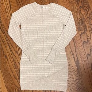 Athleta striped cross cross dress XS